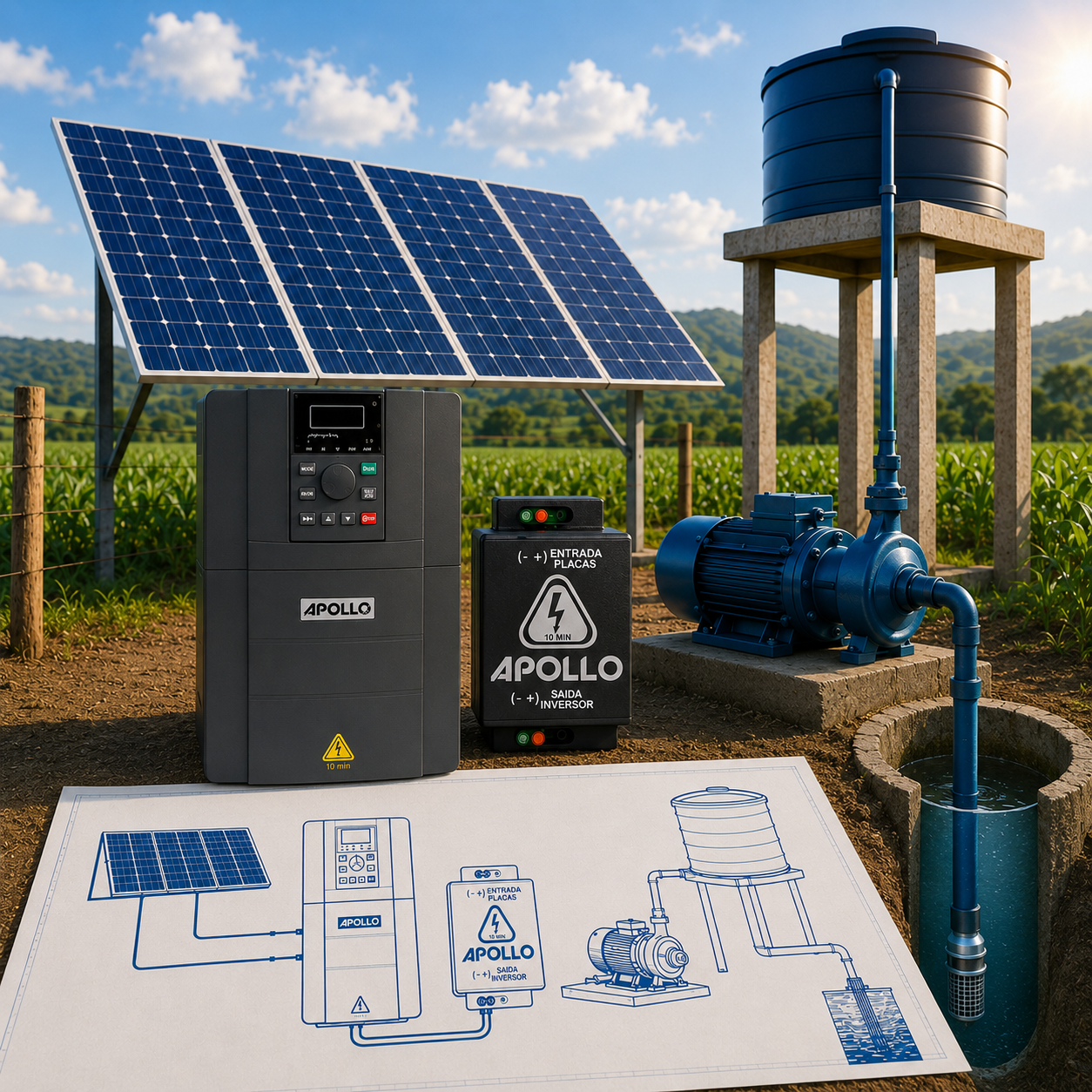 Como Dimensionar um Sistema de Bombeamento Solar sem Errar